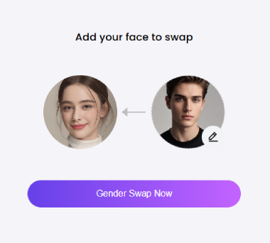 Step 2 –Upload Opposite-Gender Face