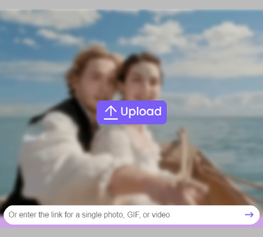 ステップ1 – GIFのリンクを貼るか、GIFをアップロードする